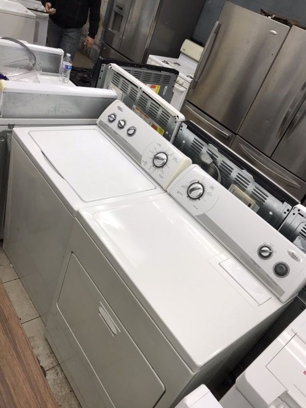 Whirlpool set washer & dryer