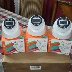 3 CAMARAS D SEGURIDAD-SURVEILLANCE SYSTEMS🔥SPECIAL DEAL🔥 