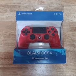 New Sony DualShock 4 Wireless Controller Magma Red Playstation 4 PS4