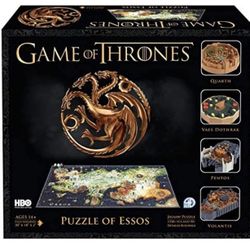 4D Cityscape Game of Thrones (GoT) 3D Time Puzzle of Essos (1400-Piece)
