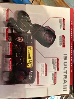 Cobra 19 Ultra III 40 Channel Compact CB Radio