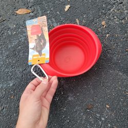 Unused Collapsable Dog Bowl