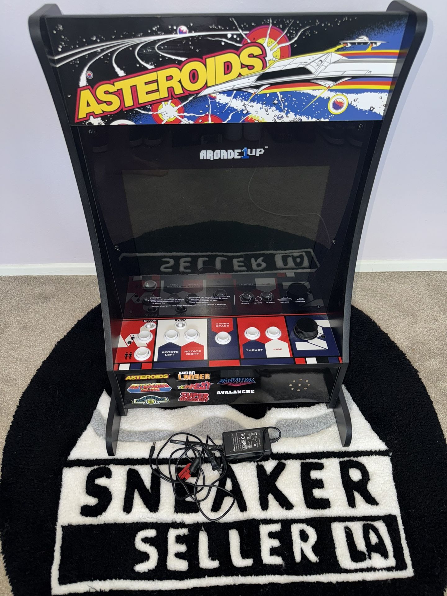 Arcade1Up Asteroids 8 Games PartyCade Portable Home Arcade Machine
