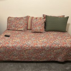 Adjustable frame twin bed