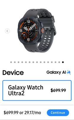 Black Galaxy Watch Ultra 2 NEW