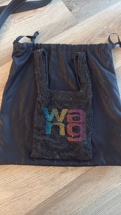 Alexander Wang mini tote bag crystal & leather bag