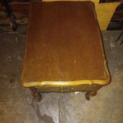 Antique Double Drawer Intable 