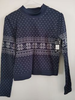 Large cropped workout top