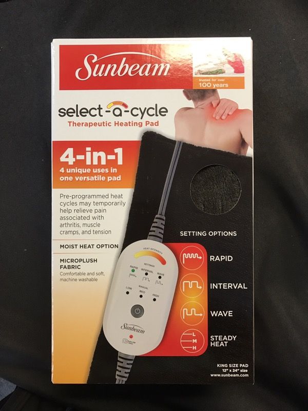 Sunbeam Select-A-Cycle Therapeutic Heating Pad