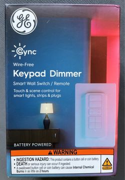 GE Cync Wire-Free Keypad Dimmer