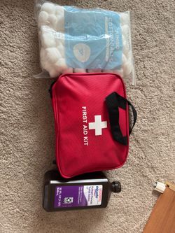 First Aid Kit Bundle – Cotton Balls + Hydrogen Peroxide