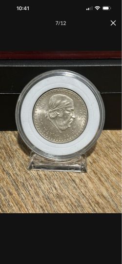 1947 silver un peso Morelos