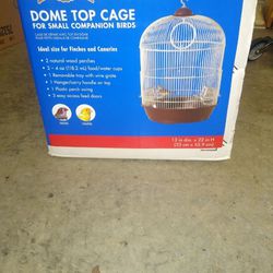 Small Dome Bird Cage New In Box By Great Choice