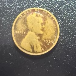 1936-D Lincoln Wheat Cent - Errors