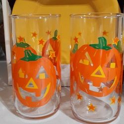 Pumpkin-Halloween Drinking Glasses