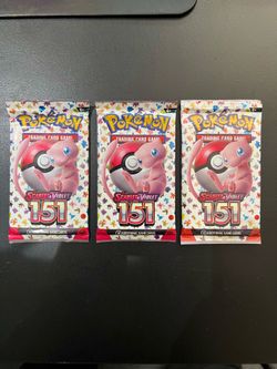 151 Booster Packs - Pokemon SV: Scarlet & Violet 151 (MEW)