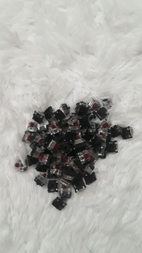 68 Pcs Red Gateron Optical Switches