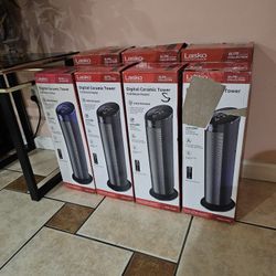 NEW EACH FOR SALE LASKO HEATERS FULL BIG ROOM NEW MODELS,ECO ELECTRIC SAVER,ROTATE,OSCILLATOR, DIGITAL INCLUDING REMOTE CONTROL FOR ANY QUESTION TEXT 