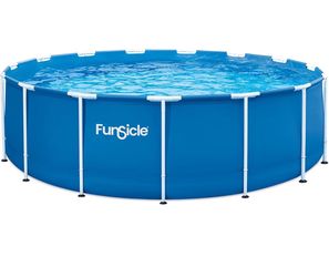 Funsicle Activity 15' x 48" Round Above Ground Swimming Pool