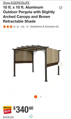 Aluminum Pergola