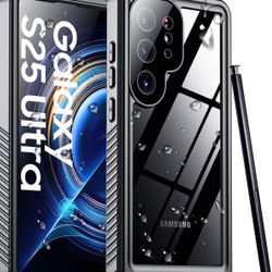 Temdan Designed For Samsung Galaxy S25 Ultra Case Waterproof, Built-In Lens & Screen Protector Military Grade Shockproof Dropproof IP68 Underwater Ful