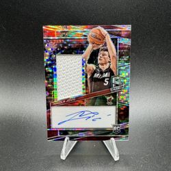 2022-23 Panini Spectra - Rookie Jersey Auto Celestial Prizm #221 Nikola Jovic