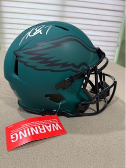 Michael Vick Signed Philadelphia Eagles Rave Speed  Authentic Helmet (JSA)