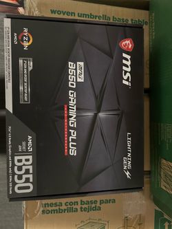 MSI B550 gaming plus motherboard