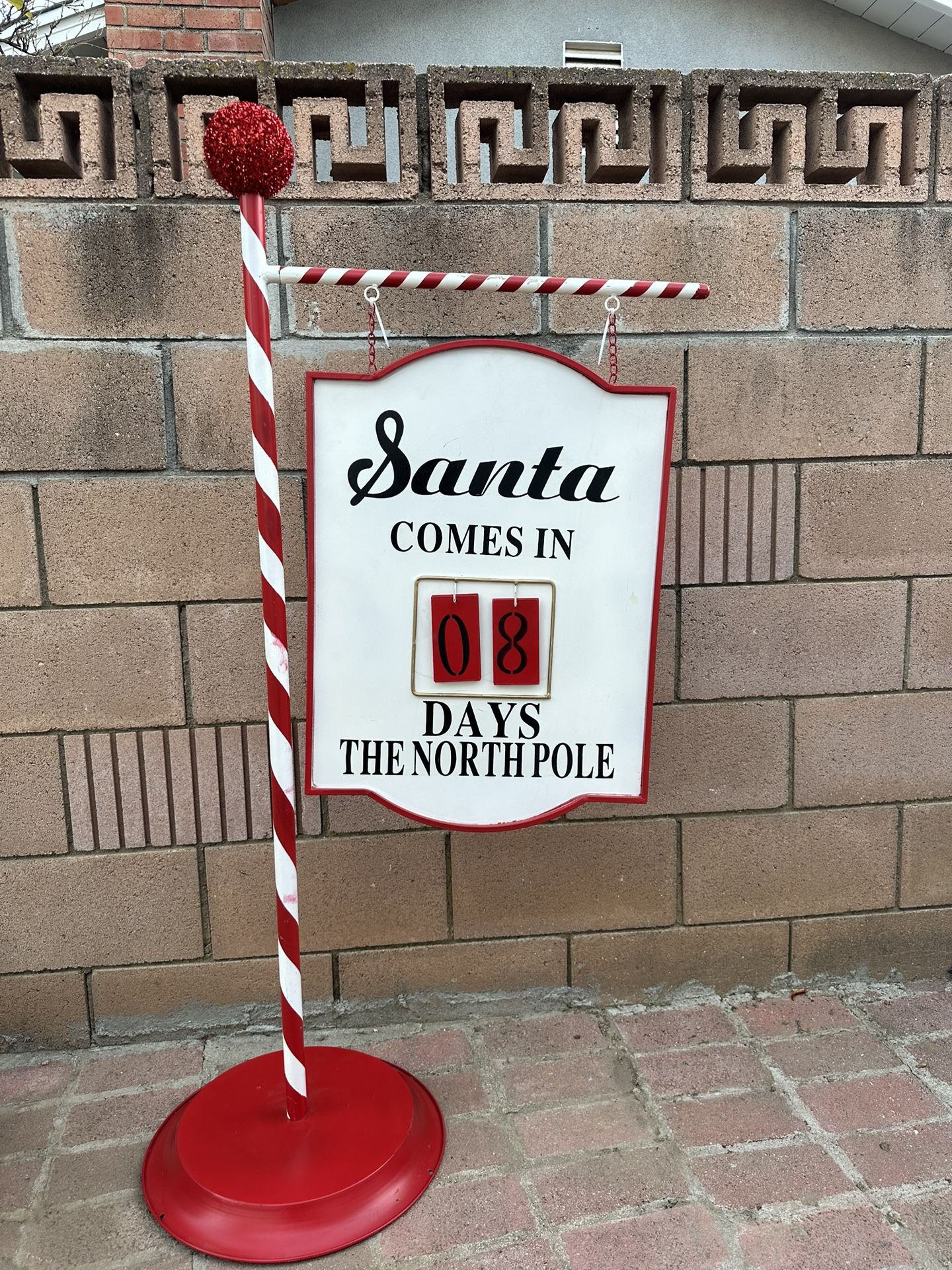 Christmas Countdown Sign