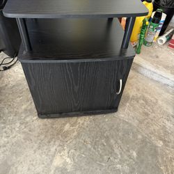 Printer Table/End Table With Cabinet Storage