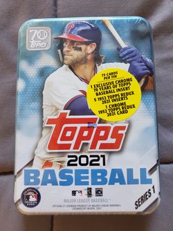 2021 Topps Baseball Tin with Bryce Harper