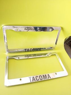 Alfa Romeo Tacoma License Plate Frame