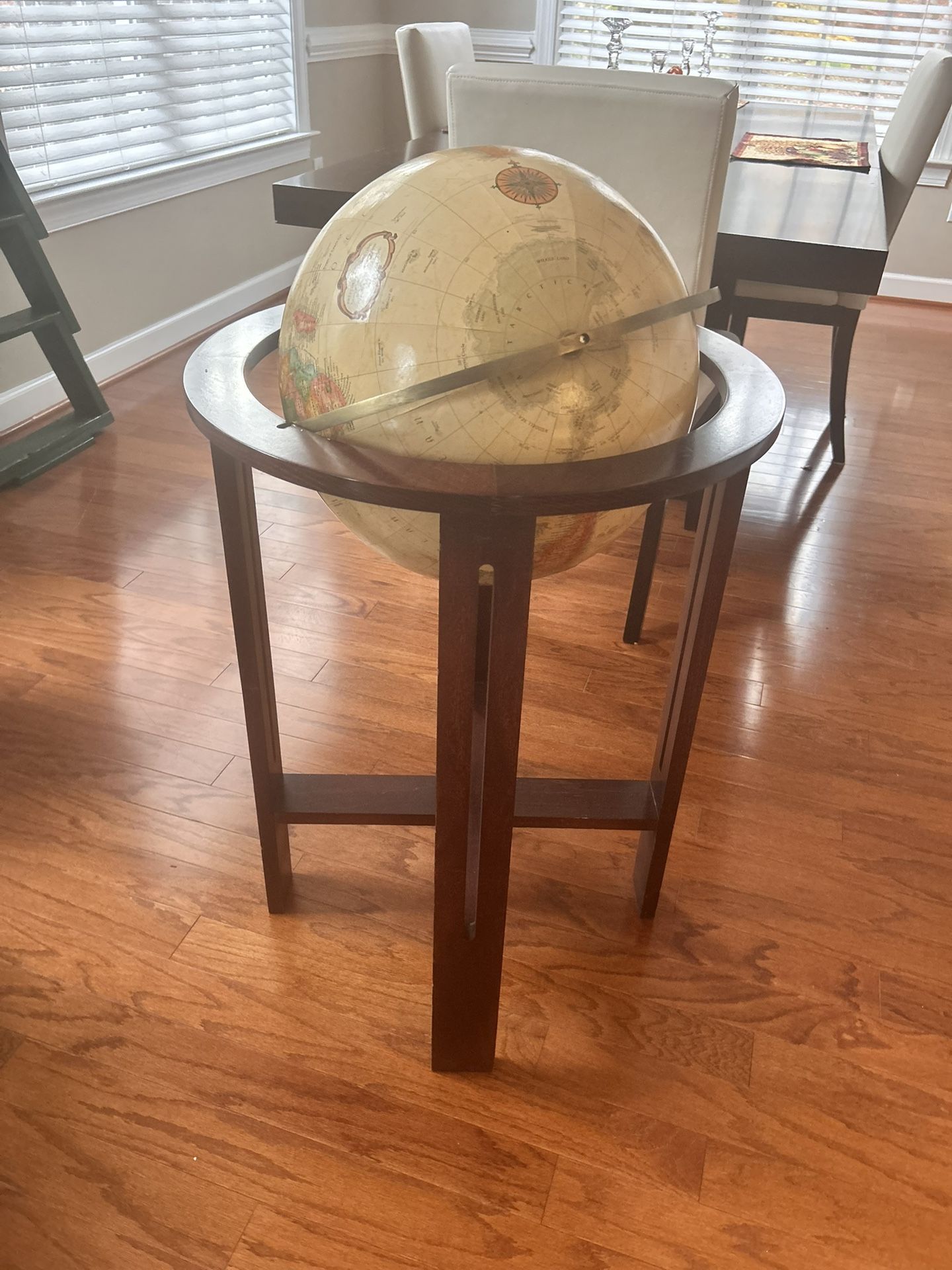  Replogle 16” Diameter Globe With Wood Stand