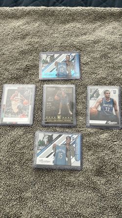 Karl-Anthony Towns Rookie Card Lot of 5