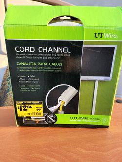 Cord Channel for hiding  TV wires NEW IN BOX, NEVER USED