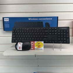 Philips Keyboard And Wireless Mouse 