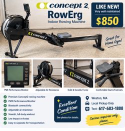Rowing Machine – Like New Condition – $850