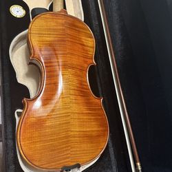 4/4 handmade (unlable) Solid wood Violin, with bow &case, S 1716 model, intermediate, advanced
