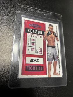 Nate Diaz Panini Chronicles Contenders UFC/MMA Card #6