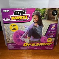 Schylling Toys Big Wheel Dreamer Low Riding Tricycle - New Open Box
