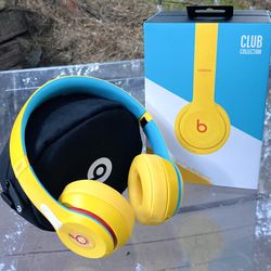 Beats Solo 3 Club Yellow Wireless Headphones 