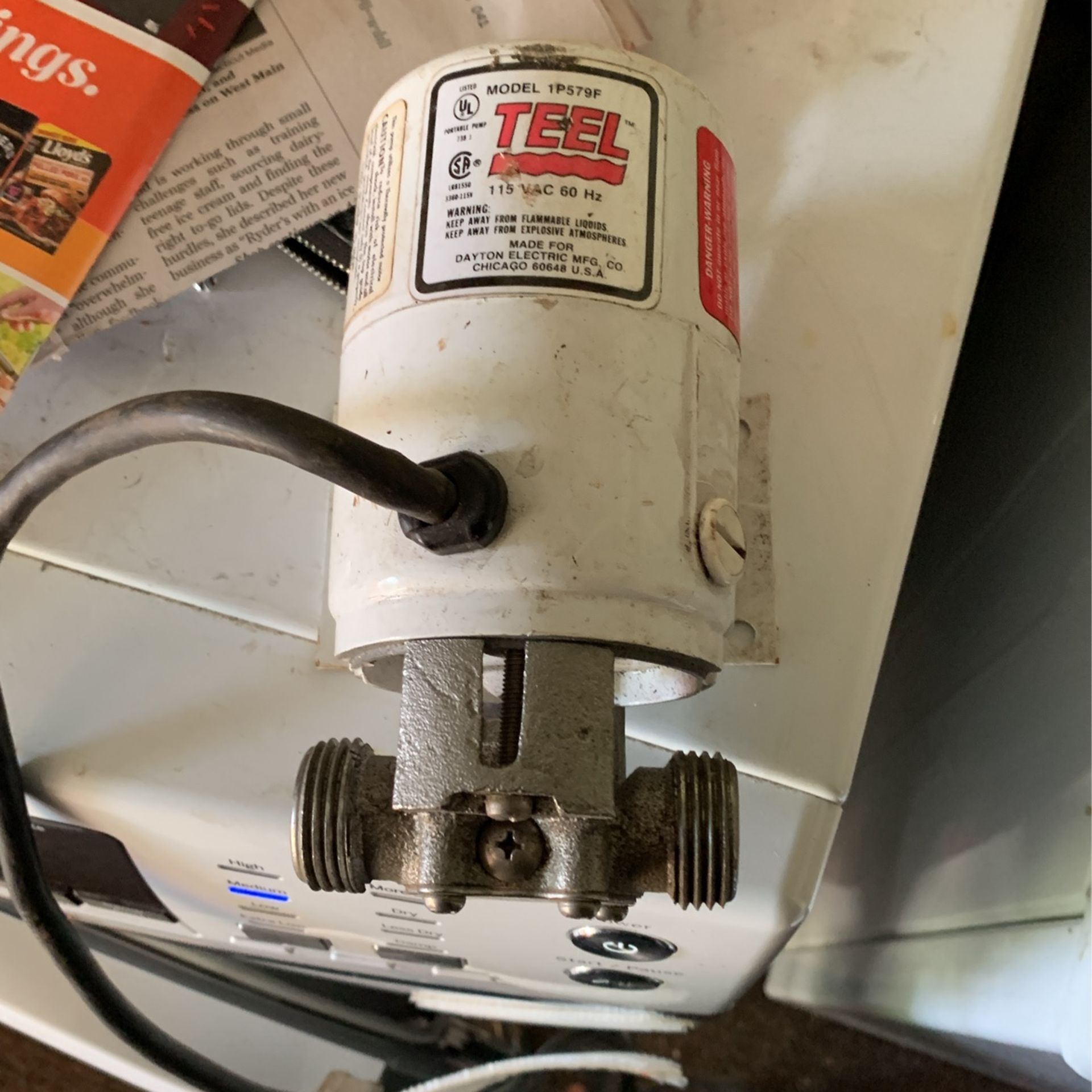 TEEL electric Liquid Portable Pump