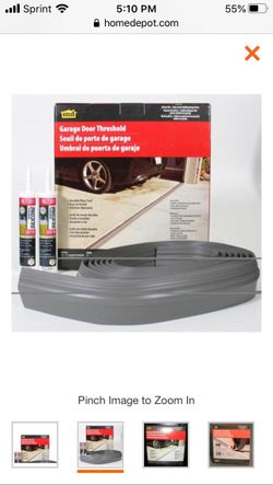 M-D Building Products 20 ft. Gray Garage Door Threshold Kit 50101