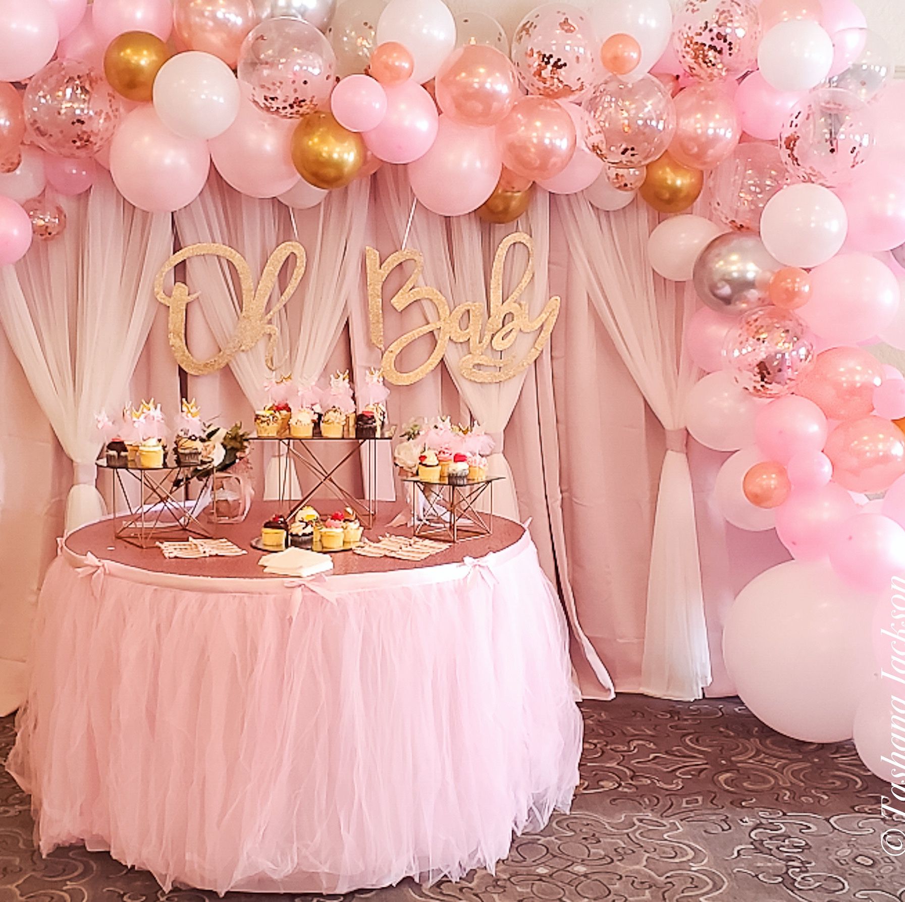 Baby shower party decoration