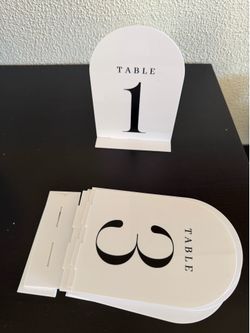 Table Numbers