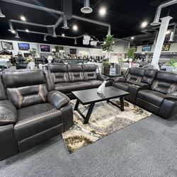 3 Pc Sofa, Loveseat And Chair 