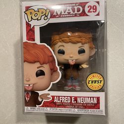 Alfred E Neuman CHASE Funko Pop *MINT* MAD Magazine Icons 29 with protector What, Me Worry? Television
