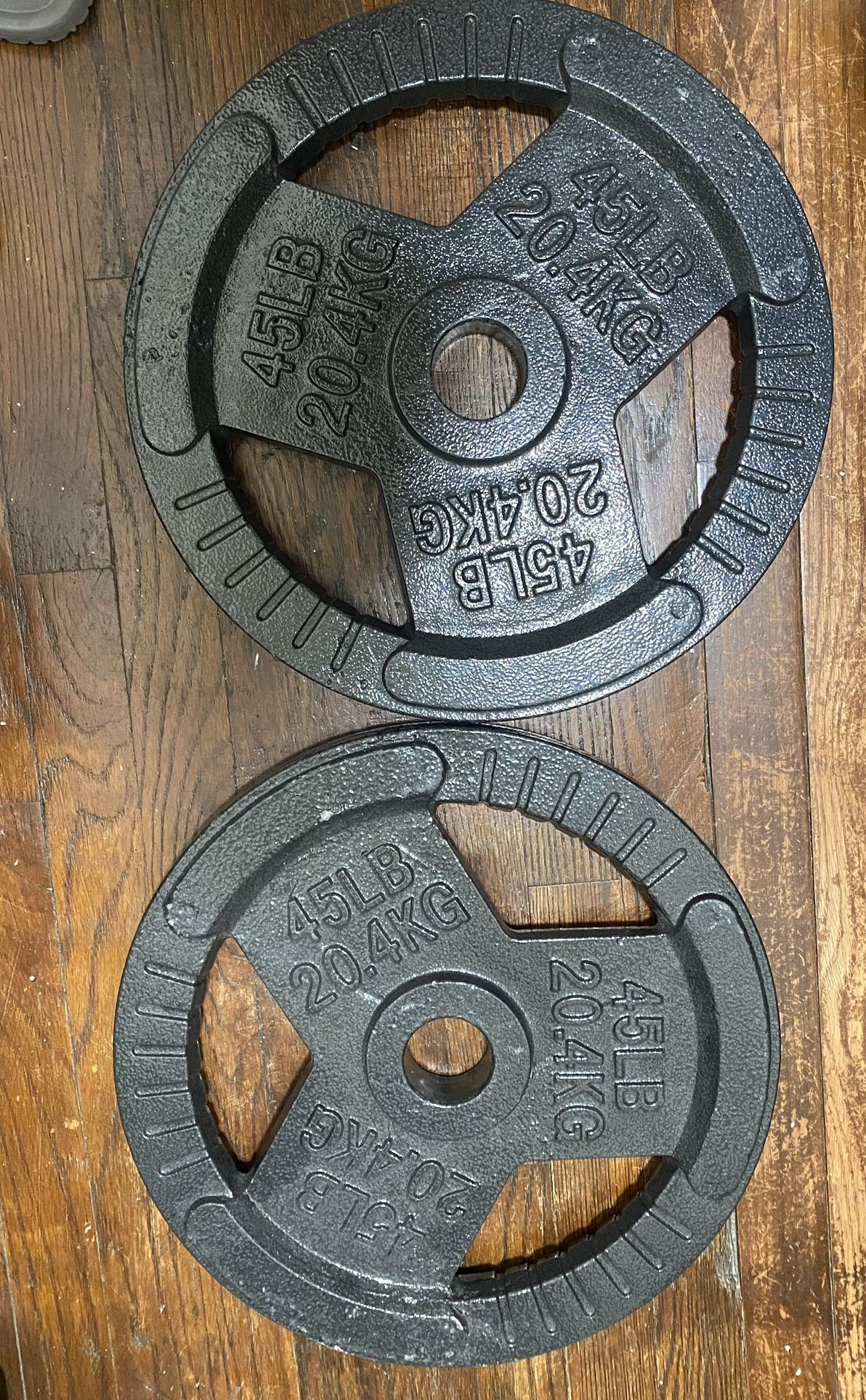 45 Pound Plate Set Of 2 NEW