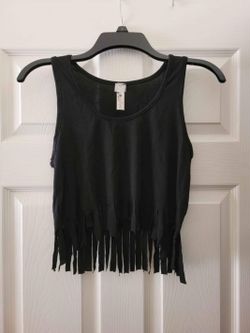 Black Fringe Tank!