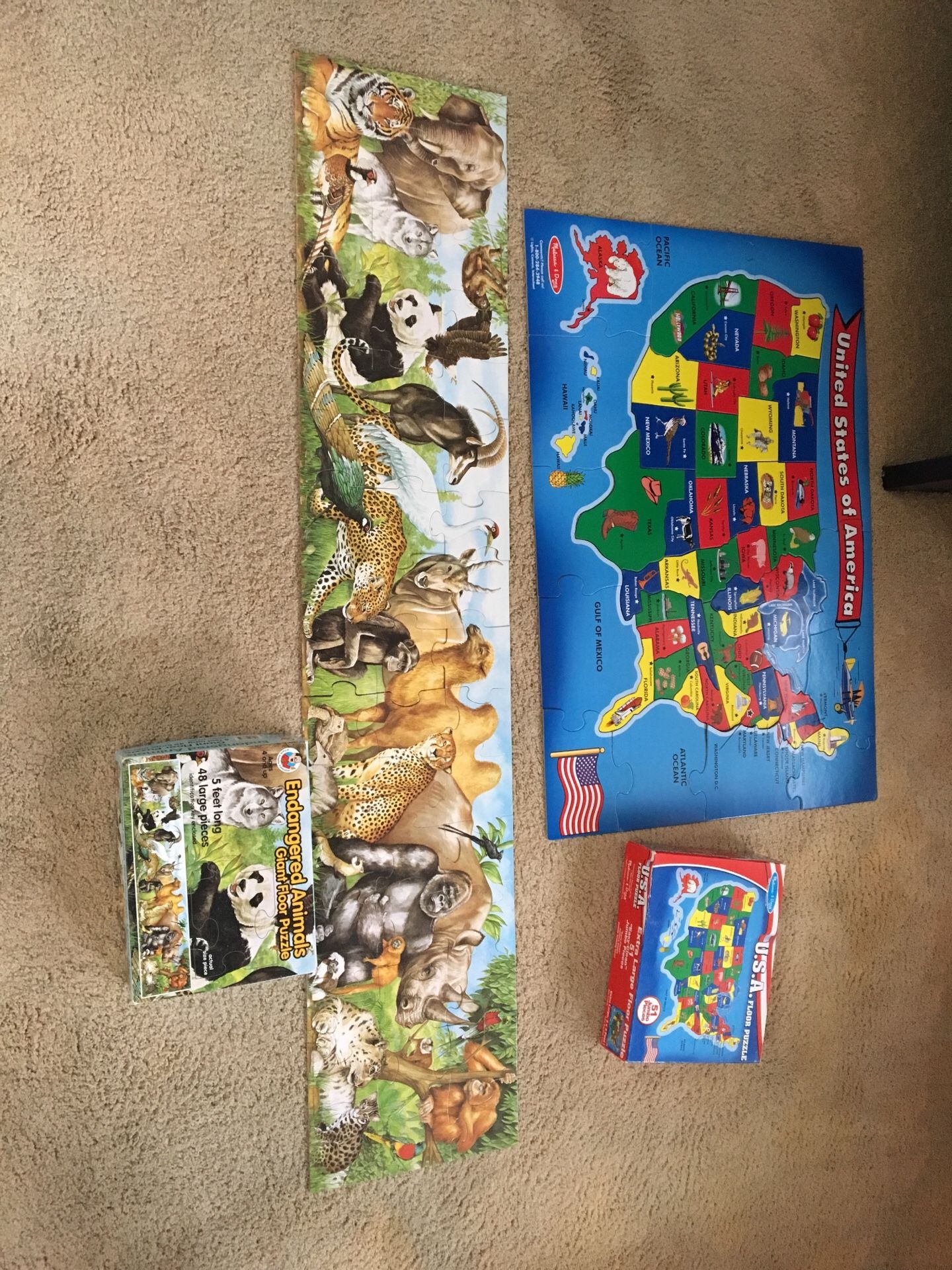 Two Large Puzzles Melissa & Doug Frank Schaffer